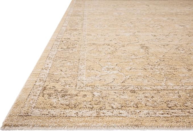 Loloi Chris Loves Julia Palma Collection PLM-10 Wheat/Bark 7'-10" x 10' Fringe - Image 5