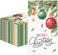 100 PCS Christmas Paper Napkins, Disposable Xmas Ornament Bathroom Guest Hand by Unknown