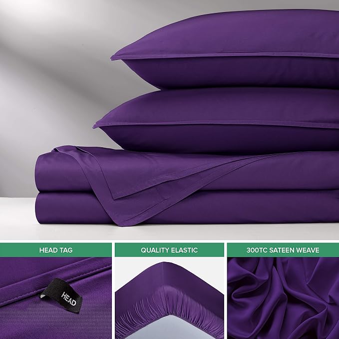 Pure Bamboo King Sheets, Genuine 100% Organic Viscose Derived from Bamboo Bed - Image 6
