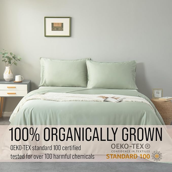 Bella Coterie Luxury Bamboo Viscose Twin Size Sheet Set | 100% Organically - Image 4