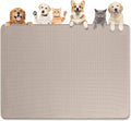 Dog Food Mat, Extra Large 50" x 35" Silicone Pet Feeding Mat by Bartuke