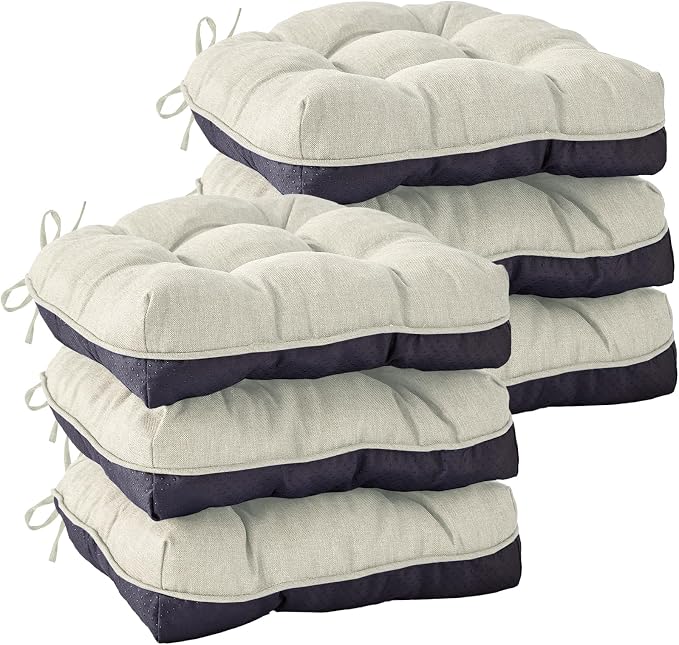 Chair Cushions for Dining Chairs, Seat Cushions for Kitchen Chairs, Indoor Seat by IASEAHK