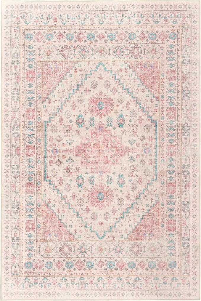 zesthome Pink Rug - Image 2