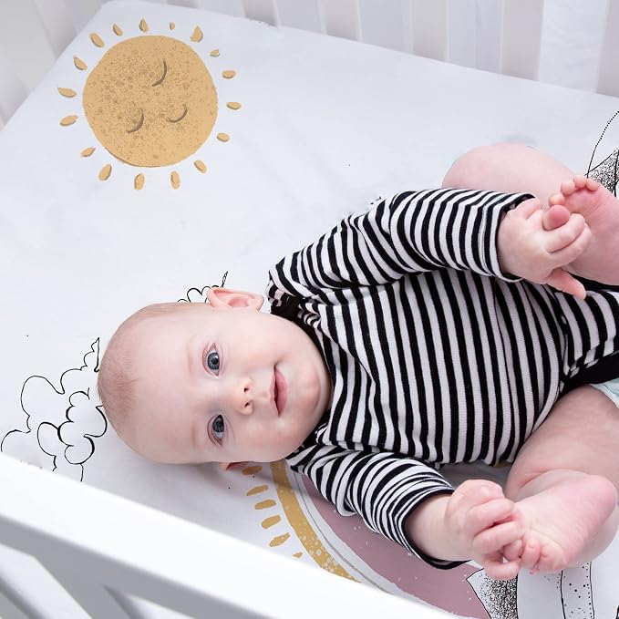 JumpOff Jo - Fitted Mini Crib Sheet - Image 4