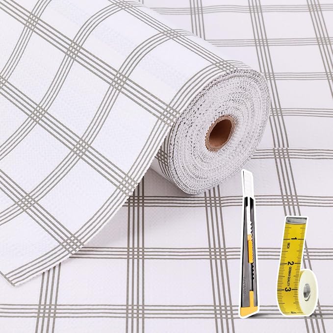 Drawer and Shelf Liner for Kitchen Cabinet: 23.6 in X 30 Ft Non Slip Waterproof by Kimhan