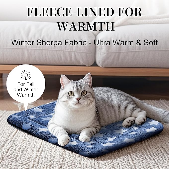 Dog Bed Mat, Reversible Crate Pad & Cute Dog Bed - Image 6