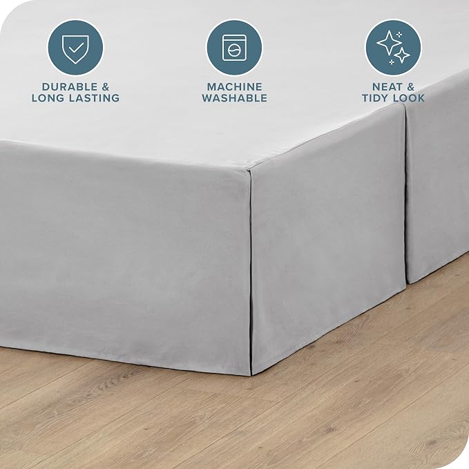 Bare Home Kids Twin Bed Skirt - Image 2