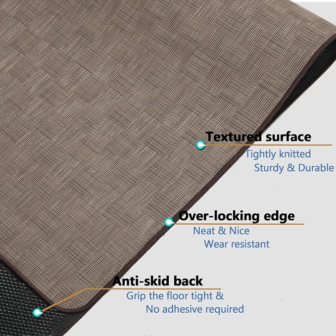 Chair Mat for Hardwood & Tile Floor, Anti Slip, Floor Protector for Home Office - Image 3