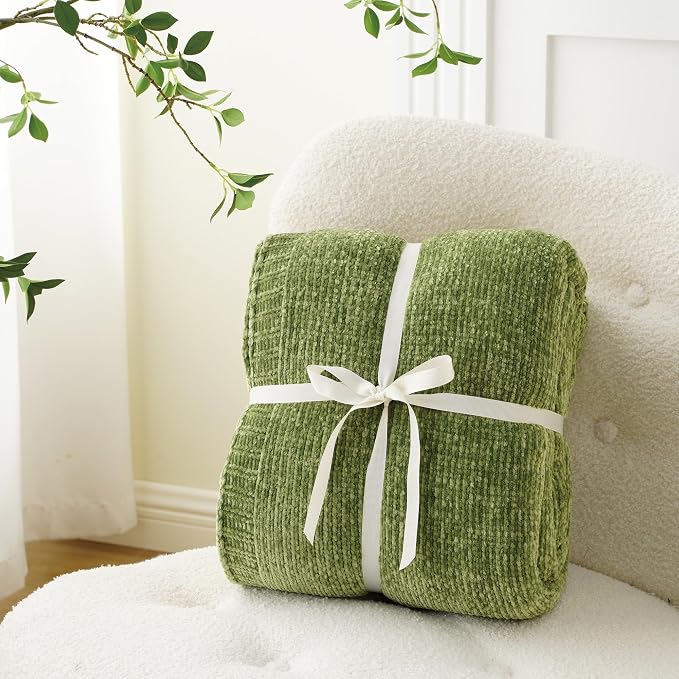 BATTILO HOME Chenille Knitted Throw Blanket - Image 9