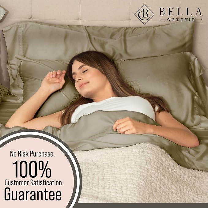 Bella Coterie Luxury Bamboo Viscose Twin Size Sheet Set | 100% Organically - Image 5