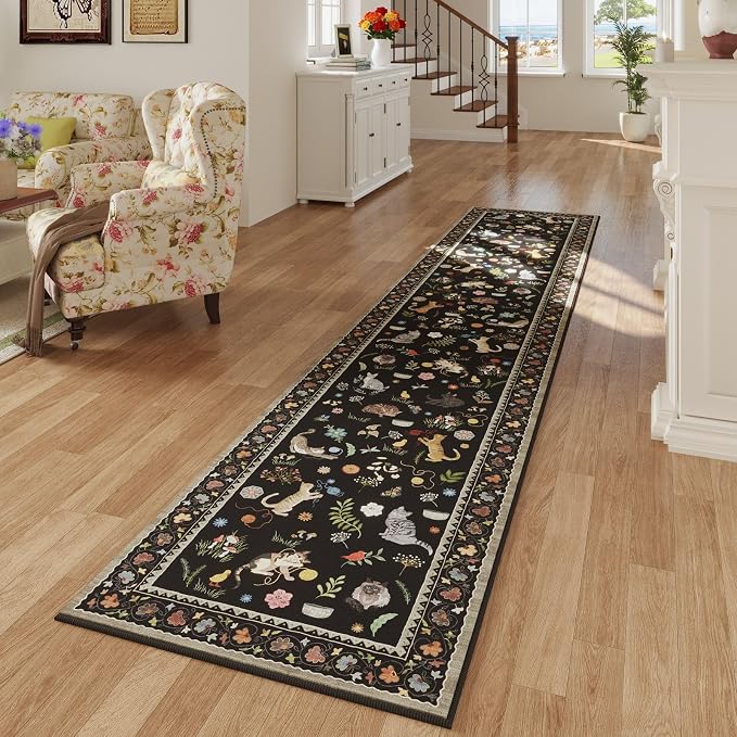 Rugcomf Runners for Kitchen Runner Rug Non Slip 2'x10' Long Washable Rugs - Image 2