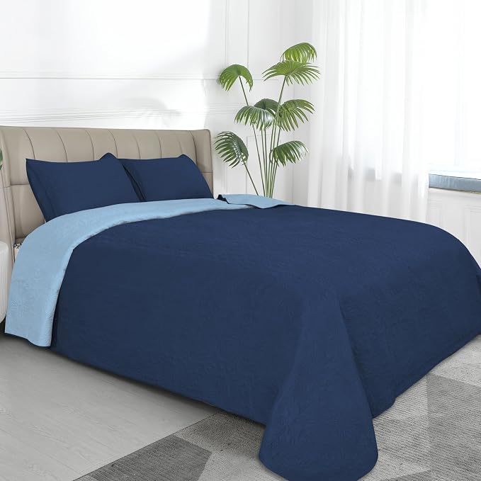 Easy-Going Twin Size Reversible Quilt Set by Easy-Going