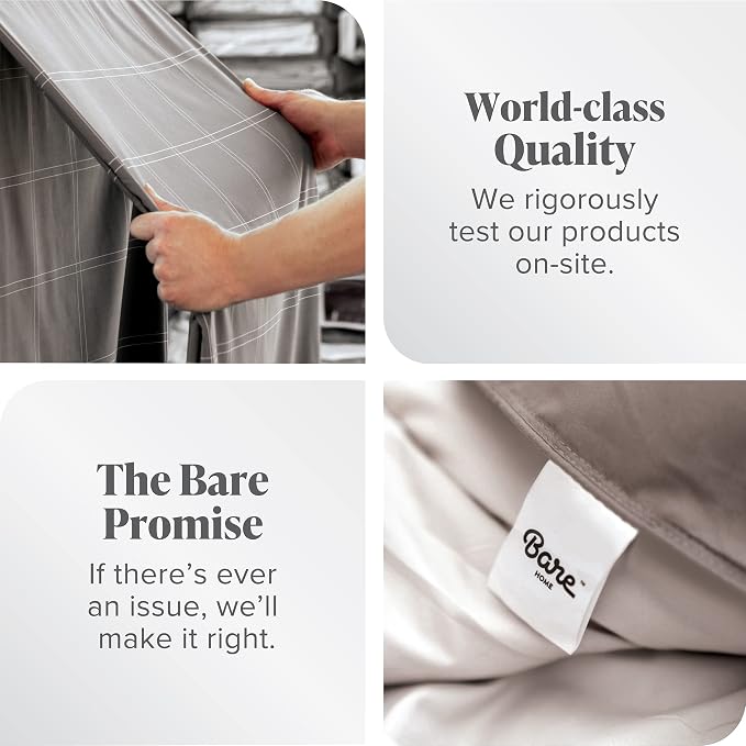 Bare Home Fitted Bottom Sheet Twin XL Size - Image 8