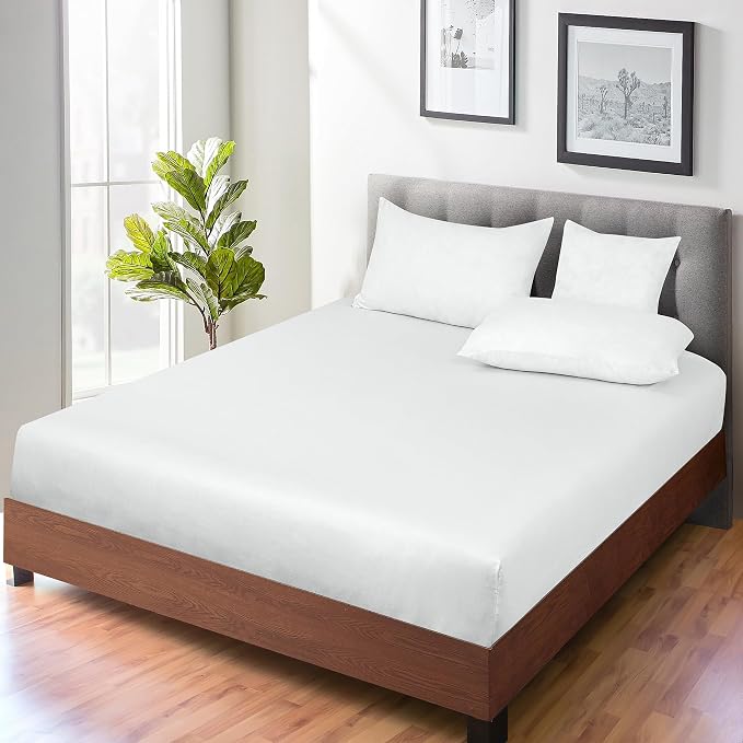 ROYALE LINENS 300 Thread Count 100% Long Staple Combed Cotton Fitted Sheet - Image 6