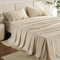 Bedsure Queen Sheet Set, Rayon Derived from Bamboo, Cooling Sheets, Deep Pocket by BEDSURE