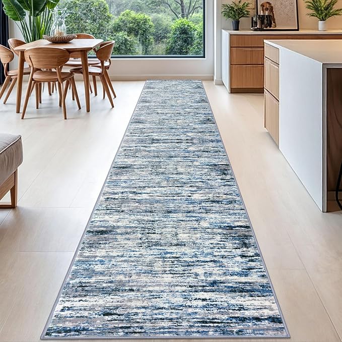 Modern Abstract Runner Rug 2.6x16 - Image 2