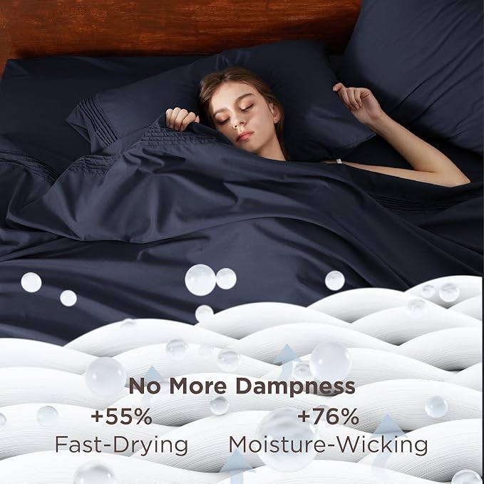 Bedsure Deep Pocket King Sheet Set - Image 3
