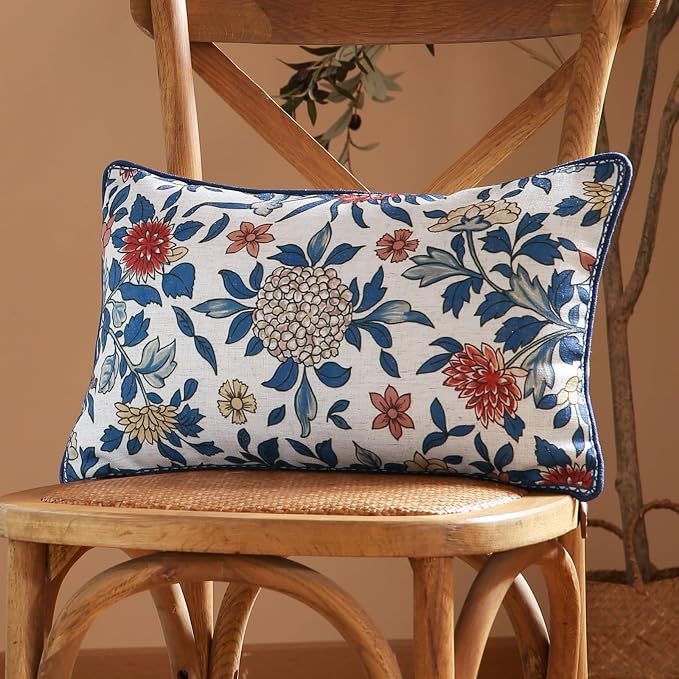 patdrea Designer Throw Pillow Covers Set of 2, Euro Elegant Linen - Image 5