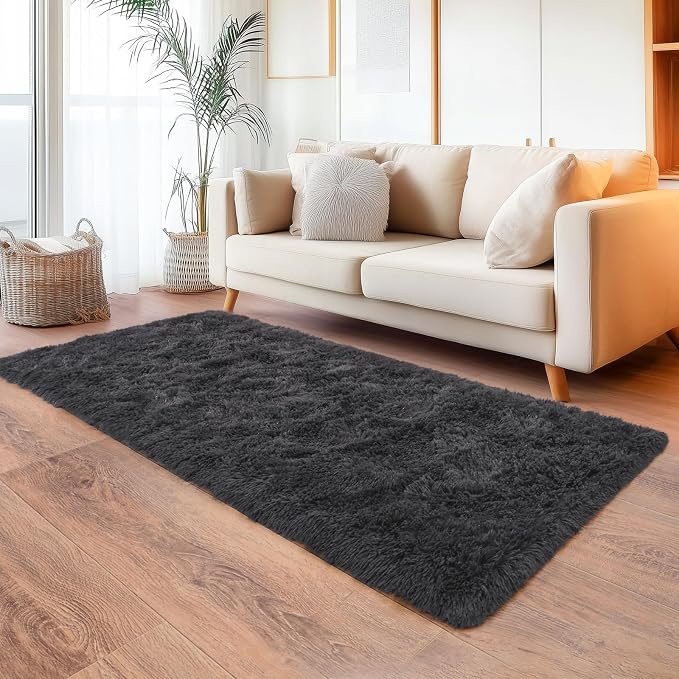 Fluffy Area Rugs for Living Room, Soft Shaggy Carpets for Living Room, Upgrade - Image 2