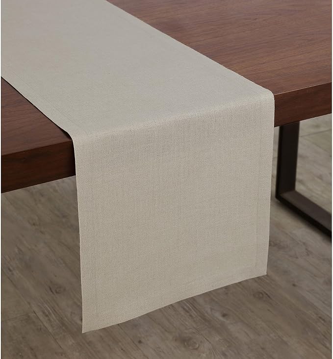 Solino Home Linen Natural Table Runner 60 Inches by SolinoHome
