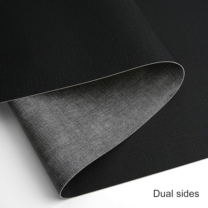Table Runners 55 Inches Long, Dual-Sided Faux Leather Farmhouse Table Runner - Image 2