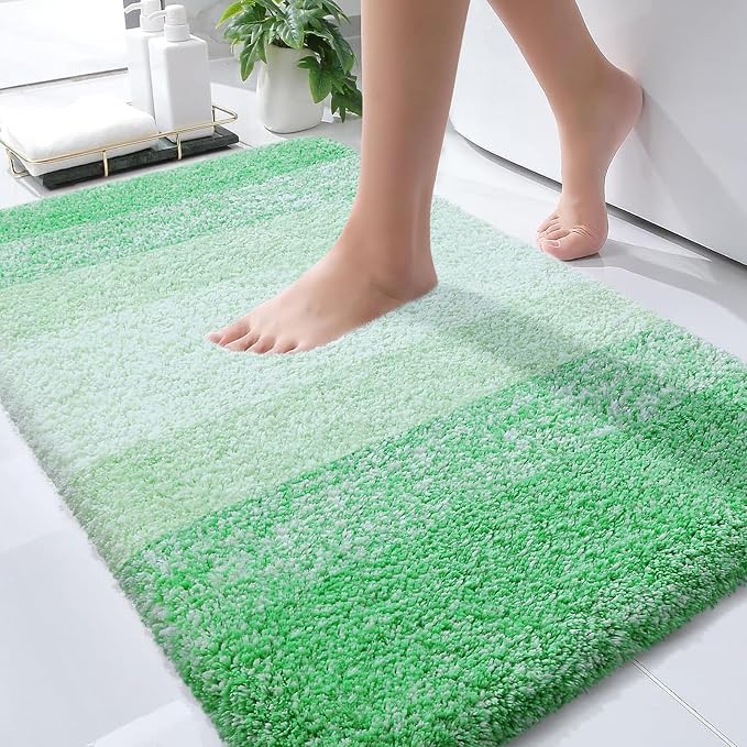 OLANLY Bathroom Rugs Mat 30x20, Extra Soft Absorbent Microfiber Bath Rugs by OLANLY