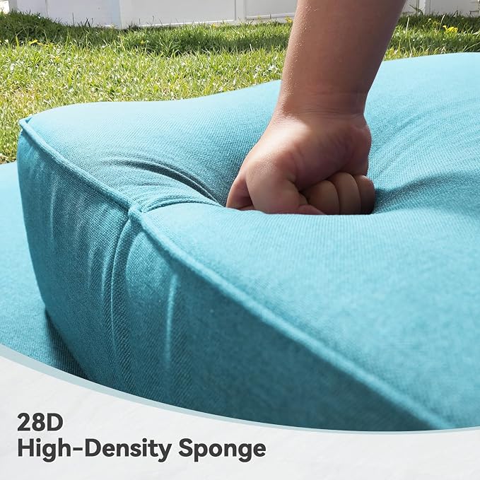 Luxury 6" Outdoor Cushions for Patio Furniture, Fade Resistant Couch Chair - Image 2