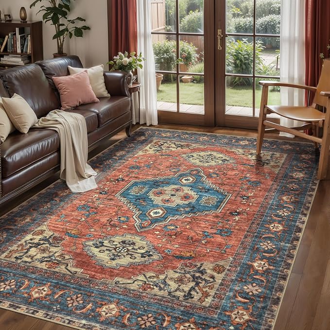 Tangsoo 6x9 Area Rug Washable Rugs - Image 7