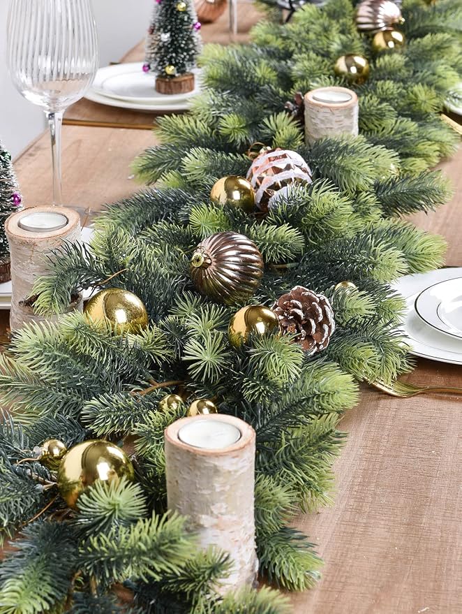 DearHouse 6Foot Artificial Pine Garland - Image 6