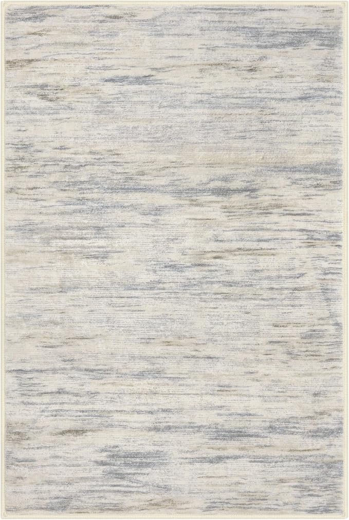 2x3 Modern Abstract Rug for Entryway, Non-Slip Kitchen Rugs, Low-Pile Mat for - Image 8