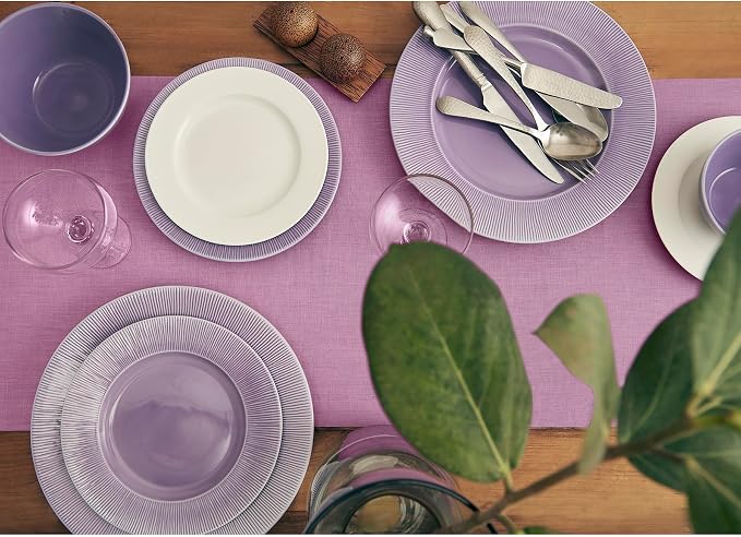 Solino Home Linen Violet Table Runner 60 Inches - Image 3
