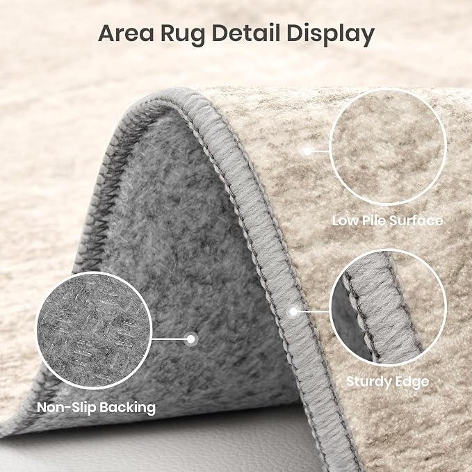 Valenrug Washable Rugs 5x7 - Image 6