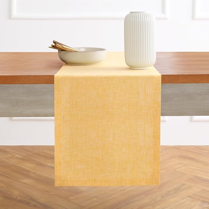 Solino Home Linen Small Table Runner 60 Inches - Image 2