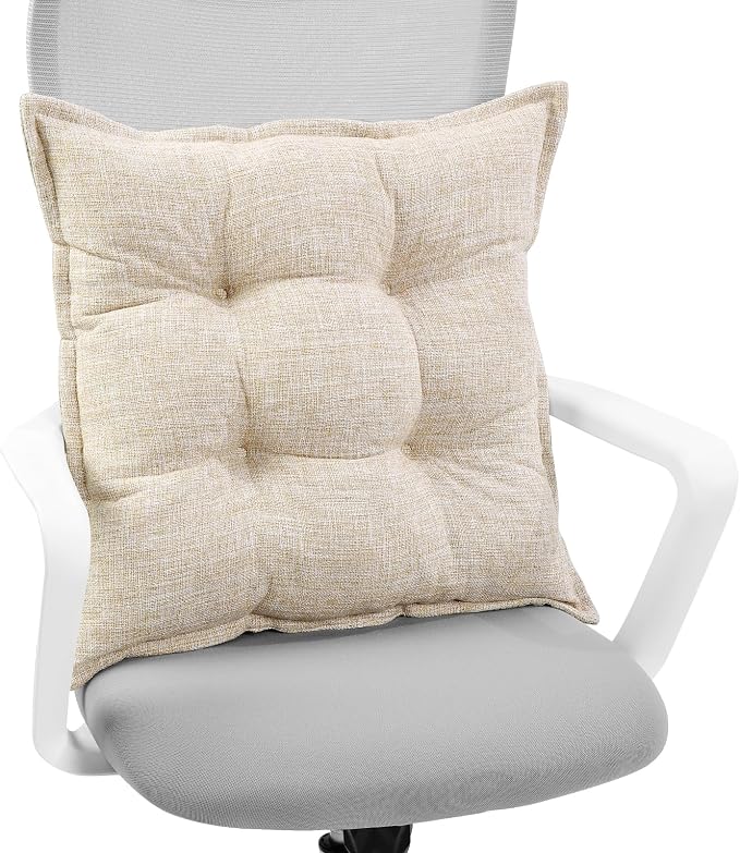 SINSOSSO Large Floor Pillow 22", Thickened Bite-Size Memory Foam Square - Image 7