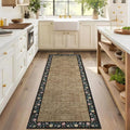 GarveeHome 4x6 Area Rugs for Bedroom Living Room Machine Washable Rugs Floral by GarveeHome