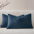 a moment Pack of 2 Decorative Chenille Throw Pillow Covers by amoment
