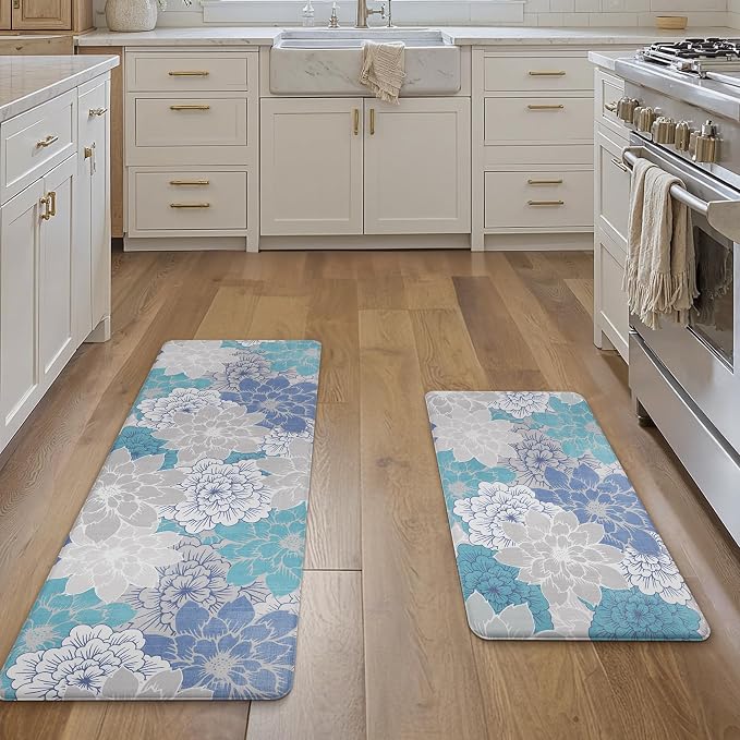 GENIMO Kitchen Mats for Floor, Kitchen Rugs Non Slip Washable Sets of 2 - Image 6