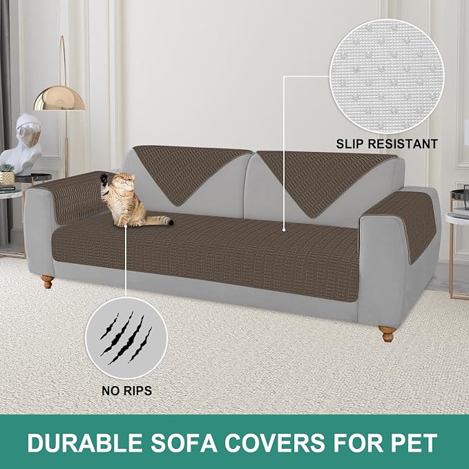 Foxdecor Couch Cover Sofa Covers Washable, Dog Bed Cover Couch Covers - Image 6