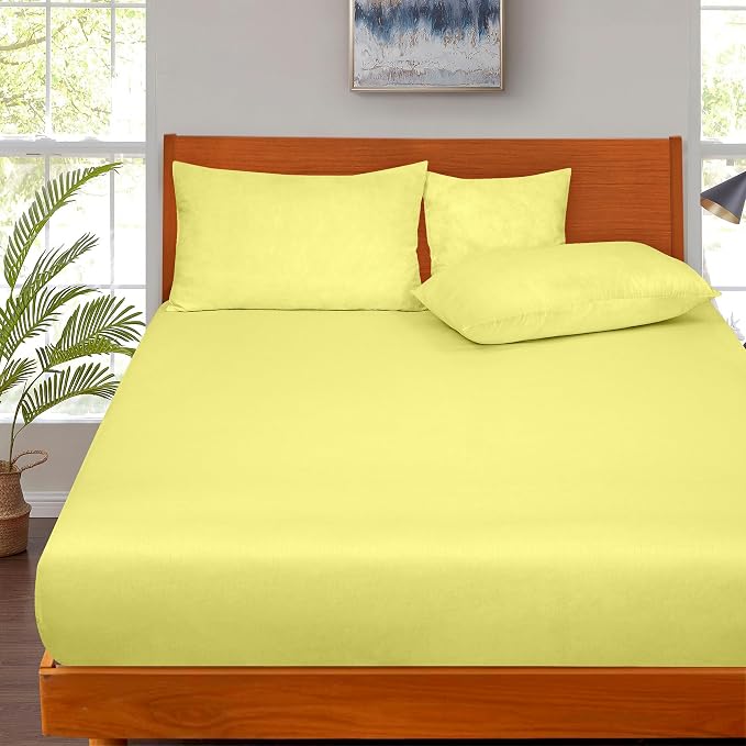 ROYALE LINENS 300 Thread Count 100% Long Staple Combed Cotton Fitted Sheet Twin - Image 5