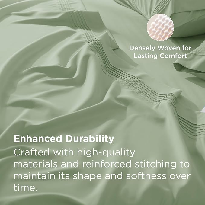 Bedsure Deep Pocket Twin Sheets Set - Image 6