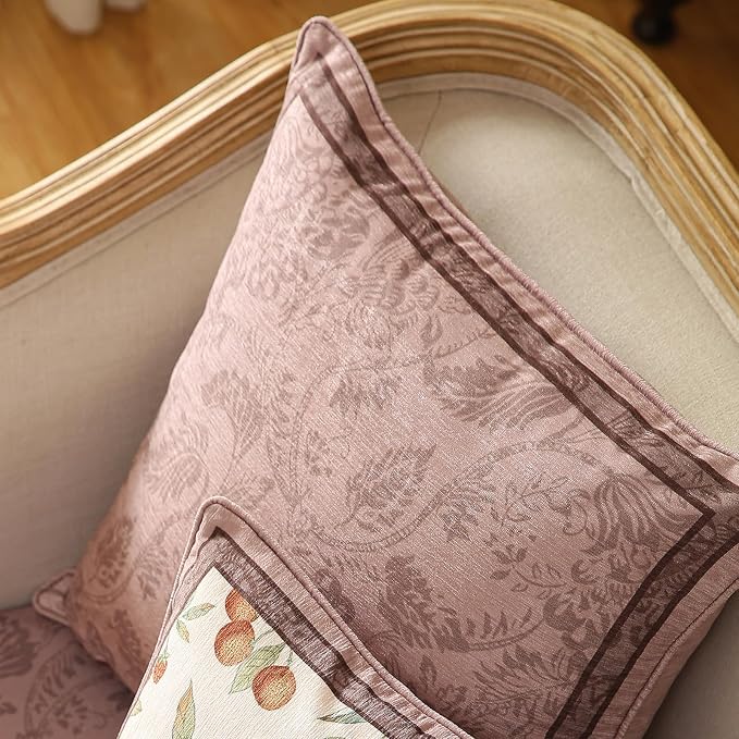 Throw Pillow Covers Pack of 2, Decoration Square Pillows Cushion Covers - Image 3