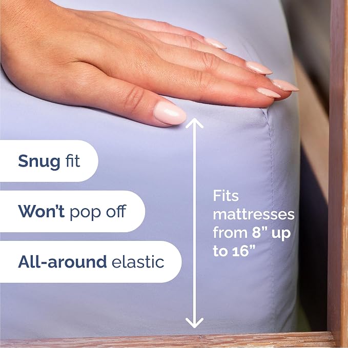 Queen Size 4 Piece Sheet Set - Image 3