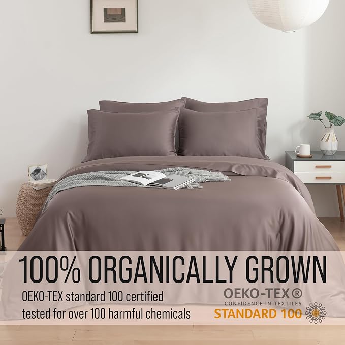 Bella Coterie 6 Piece Luxury Bamboo Viscose California King Size Sheet Set | - Image 4