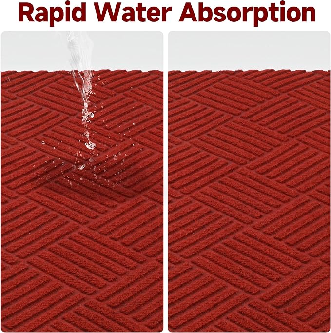 jxgzyy Red Carpet Runner for Party, Non-Slip Red Runner Rug for Hallway & - Image 4