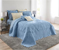 BrylaneHome Bedding Lightweight All Season Modern Amelia Quilted Damask by BrylaneHome