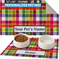 Drymate Personalized Pet Bowl Placemat, Custom Dog & Cat Food Feeding Mat by Drymate
