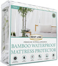 Twin Size 39x75” Premium Bamboo Waterproof Mattress Protector, 100% Viscose by RestLine