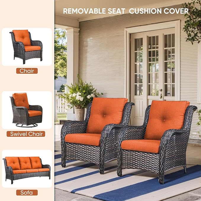 10-Piece Outdoor Patio Cushion Set - Image 8