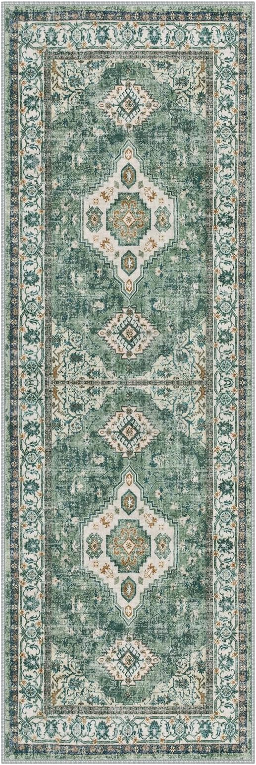 Lahome Oriental Washable Hallway Runner Rug, 2x6 Runners - Image 7