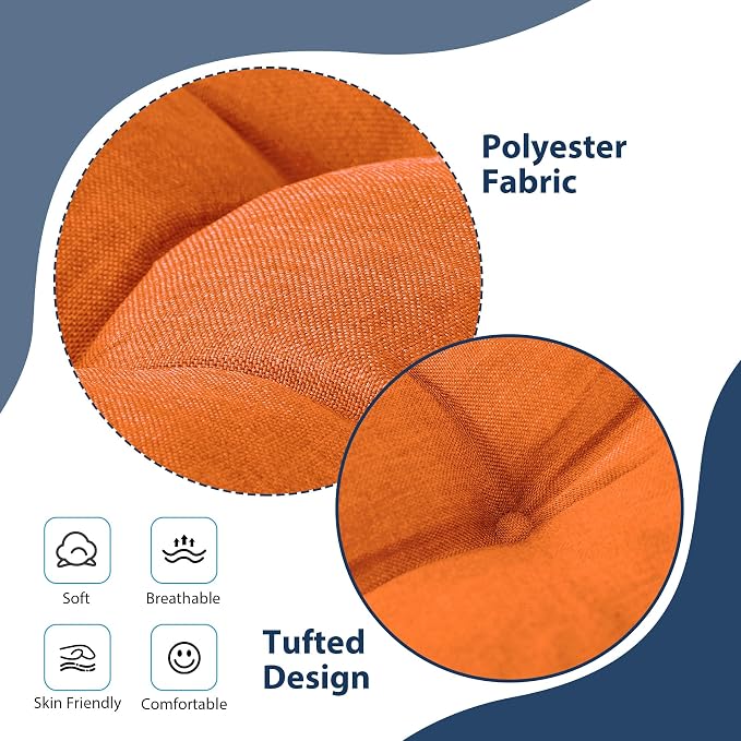 Chair Cushions for Dining Chairs, Seat Cushions for Kitchen Chairs, Indoor Seat - Image 3